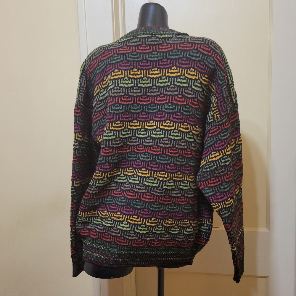 Mondo Di Marco Vintage Oversized Men's L Multicol… - image 3